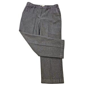 LL‎ Bean 266713 Classic Straight Fit Gray Lined Dress Pants